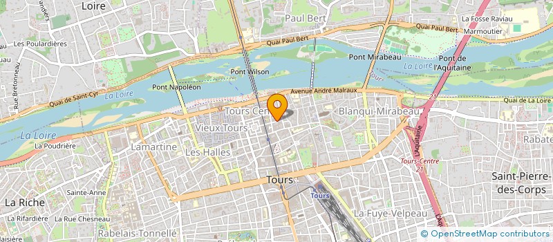 localisation de l'entreprise LOGIS DE FRANCE DE TOURAINE à TOURS