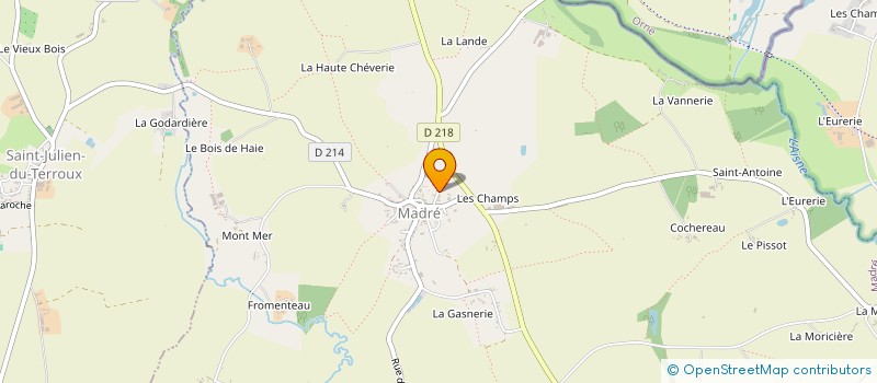 localisation de l'entreprise LOGIS DE VAUX  MADRE