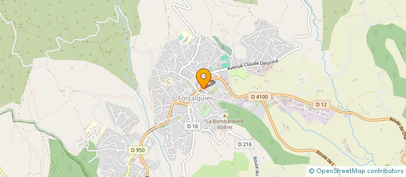 localisation de l'entreprise LOGIS DES DEUX LIONS à FORCALQUIER