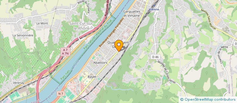 localisation de l'entreprise LOGIS DES GEMEAUX  VIENNE