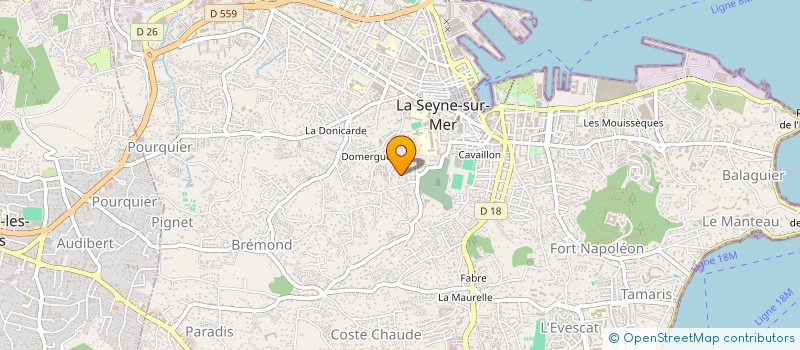 localisation de l'entreprise LOGIS DIFFUSION à LA SEYNE-SUR-MER