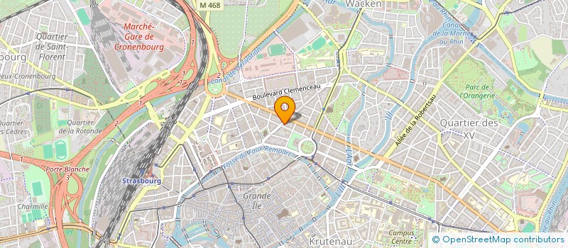 localisation de l'entreprise LOGIS DU HAUT-KOENIGSBOURG à STRASBOURG
