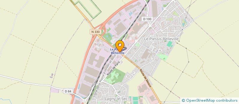 localisation de l'entreprise LOGIS DU PLESSIS  LE PLESSIS-BELLEVILLE