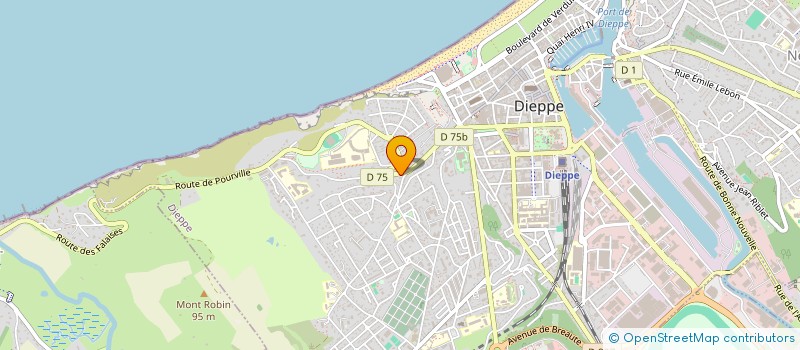 localisation de l'entreprise LOGIS DU PRECHE  DIEPPE