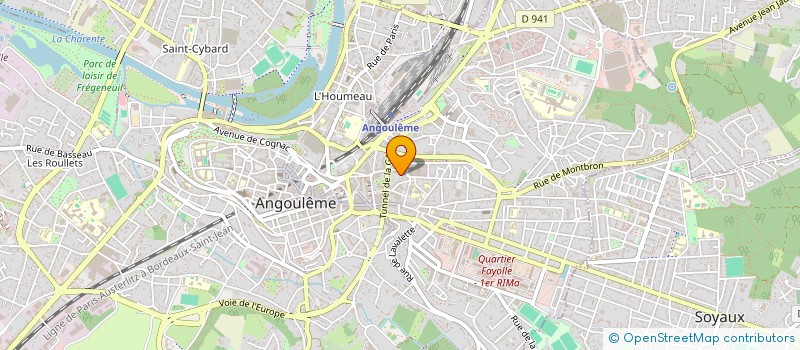 localisation de l'entreprise LOGIS DU ROY à ANGOULEME