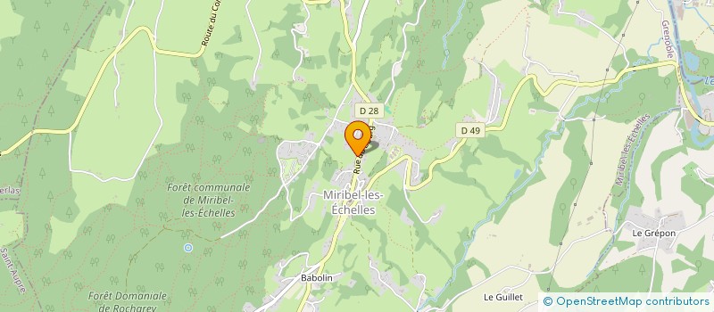 localisation de l'entreprise LOGIS DU SOLEIL à SAINT PIERRE D'ENTREMONT