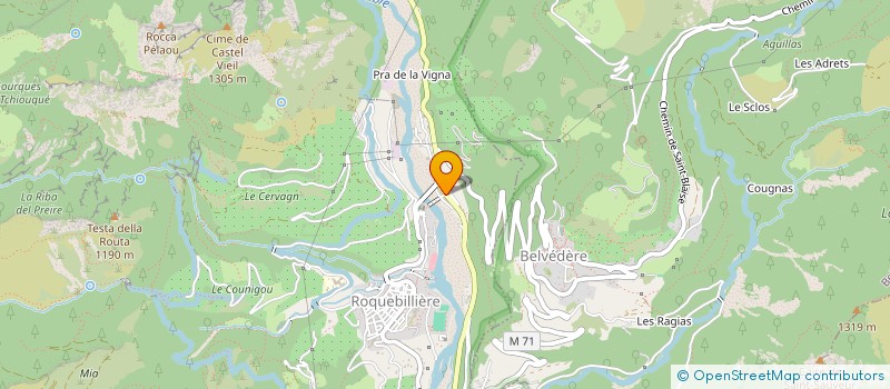 localisation de l'entreprise LOGIS DU VIEUX ROQUEBILLIERE  ROQUEBILLIERE