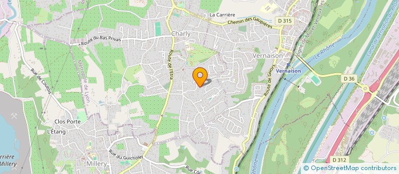 localisation de l'entreprise LOGIS DUCHENE  CHARLY