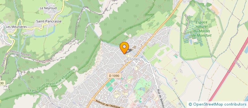 localisation de l'entreprise LOGIS ET HARMONIE  CROLLES