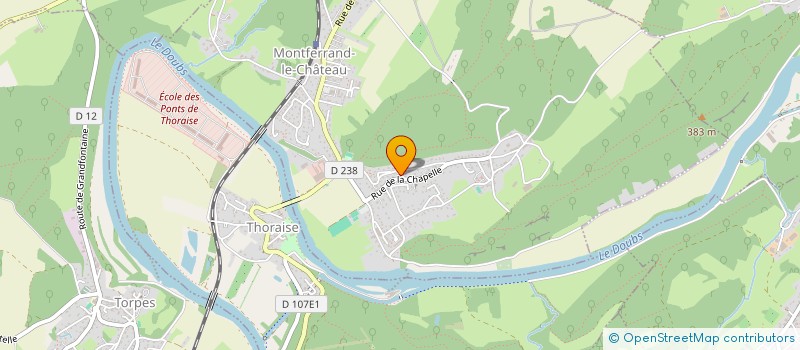 localisation de l'entreprise LOGIS EXTENSION à MONTFERRAND-LE-CHATEAU
