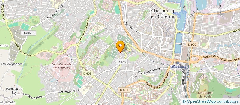 localisation de l'entreprise LOGIS FLORAMBAL à CHERBOURG-EN-COTENTIN