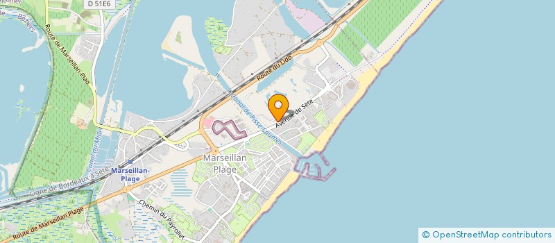 localisation de l'entreprise LOGIS GRAND SUD à MARSEILLAN