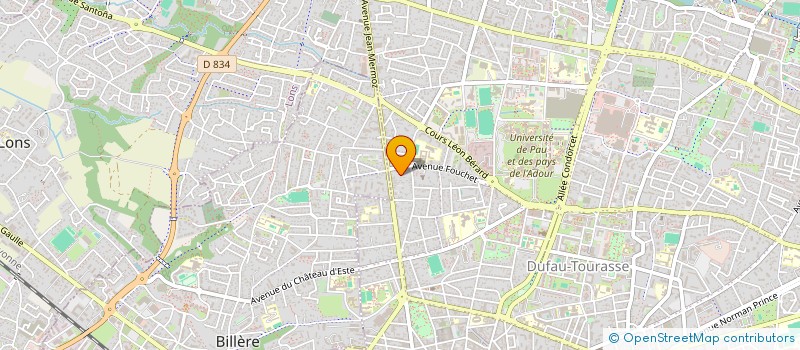 localisation de l'entreprise LOGIS PRESTIGE à PAU