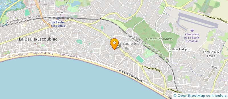 localisation de l'entreprise LOGIS SAINT CLAIR  LA BAULE-ESCOUBLAC