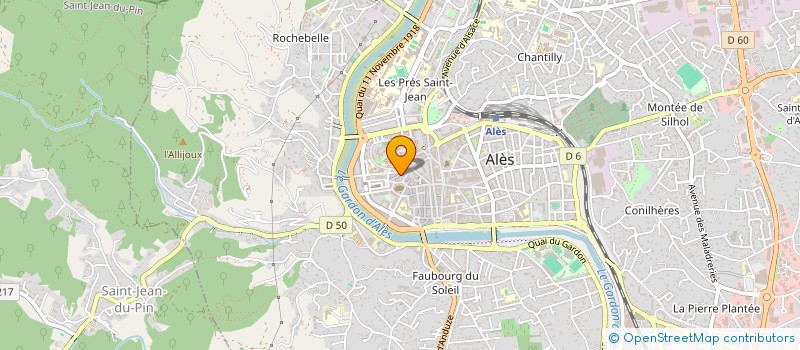 localisation de l'entreprise LOGIS SERVICES 30  ALES