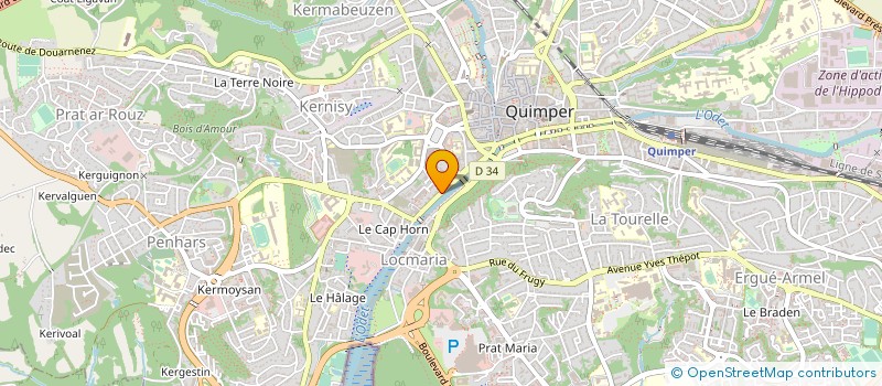 localisation de l'entreprise LOGIS SERVICES à QUIMPER