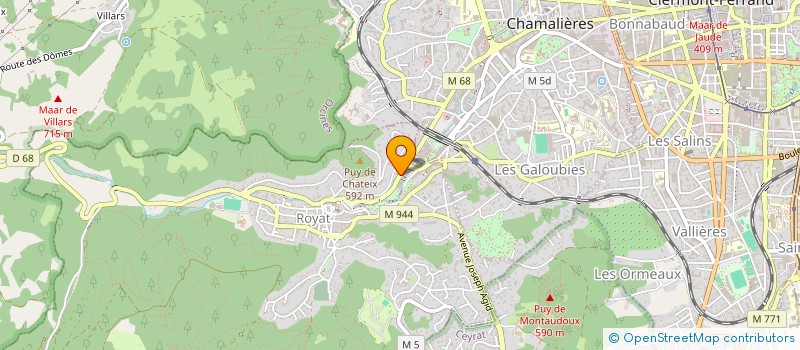 localisation de l'entreprise LOGIS SERVICES à ROYAT