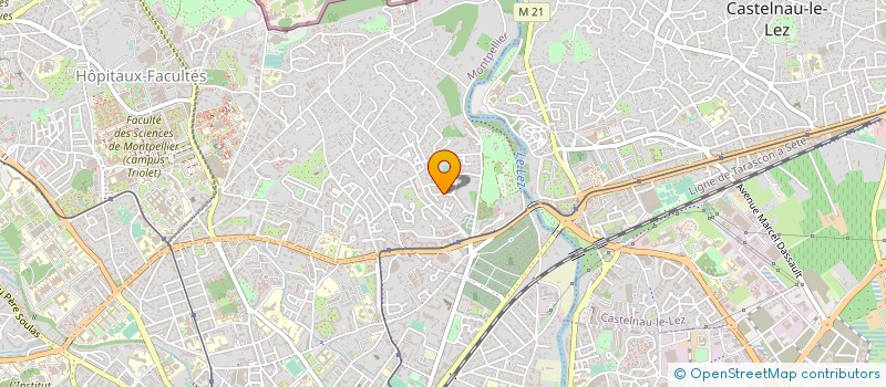 localisation de l'entreprise LOGISCIENCES à MONTPELLIER
