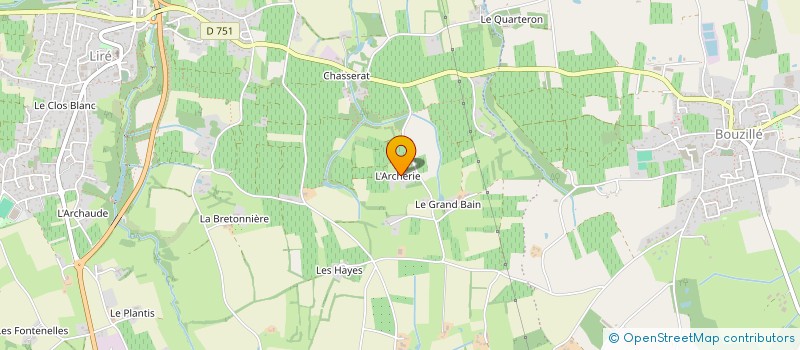 localisation de l'entreprise LOGISCOPIA à OREE-D'ANJOU