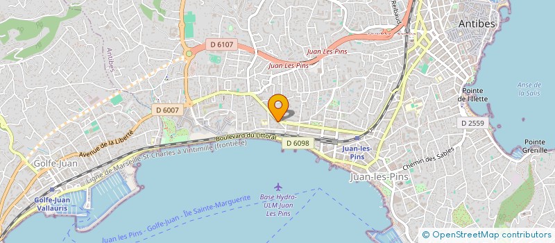 localisation de l'entreprise LOGISDEM à ANTIBES