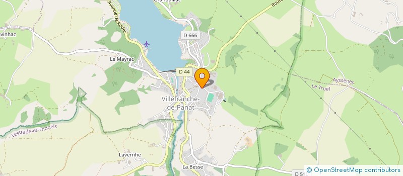 localisation de l'entreprise LOGISEA  VILLEFRANCHE-DE-PANAT