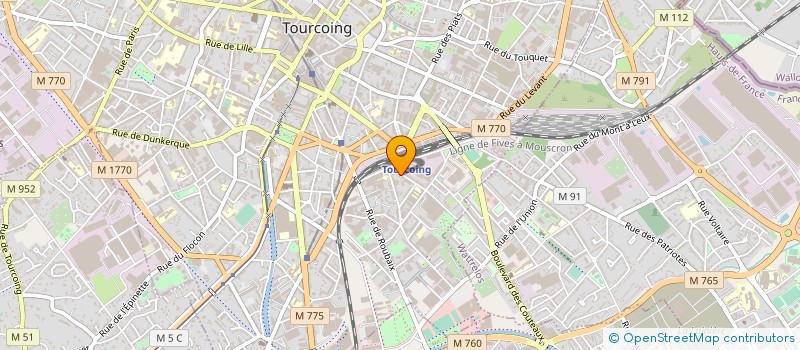 localisation de l'entreprise LOGISERV à TOURCOING
