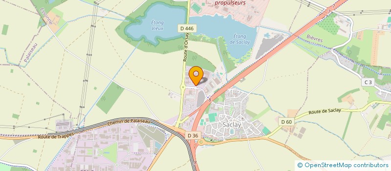 localisation de l'entreprise LOGISERVICES  SACLAY