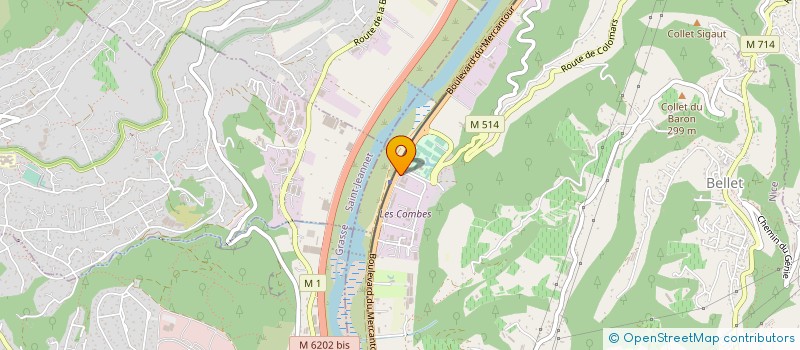 localisation de l'entreprise LOGISGREEN à NICE