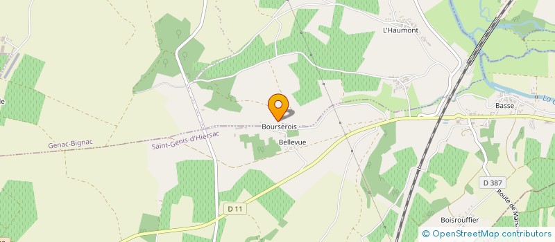 localisation de l'entreprise LOGISMONDE à GENAC-BIGNAC