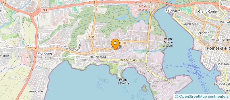 localisation de l'entreprise LOGISPACES  BAIE-MAHAULT