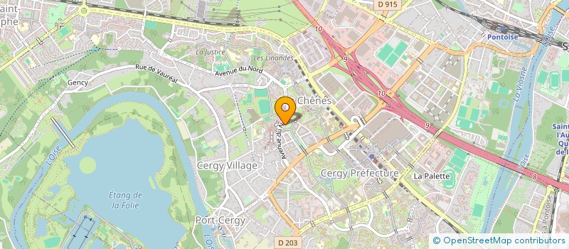 localisation de l'entreprise LOGISPEAR  CERGY