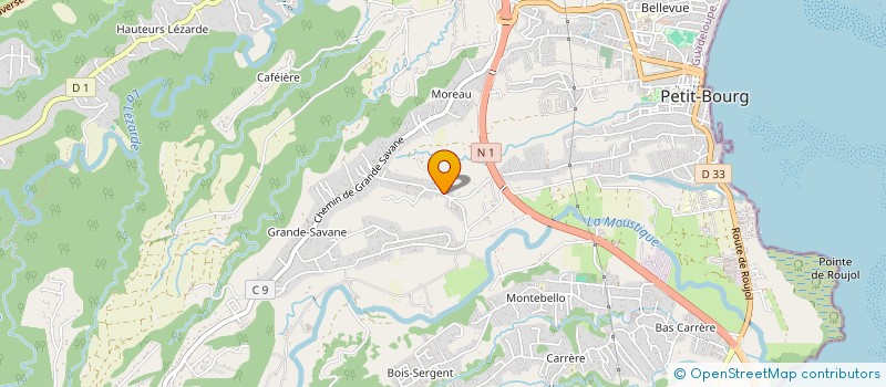 localisation de l'entreprise LOGISPEED  PETIT-BOURG