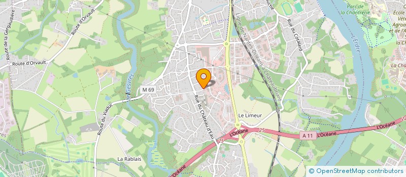 localisation de l'entreprise LOGISPRET à LA CHAPELLE-SUR-ERDRE