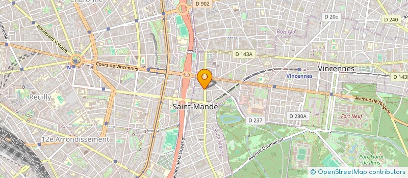 localisation de l'entreprise LOGISSUR à SAINT-MANDE