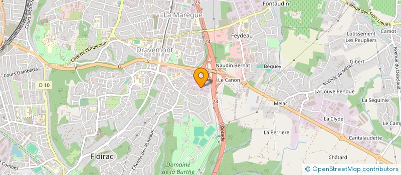 localisation de l'entreprise LOGISTAQ à FLOIRAC