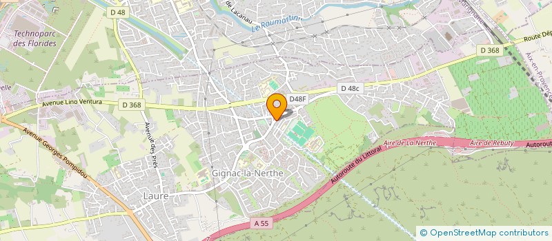 localisation de l'entreprise LOGISTECHNIQUE à GIGNAC-LA-NERTHE