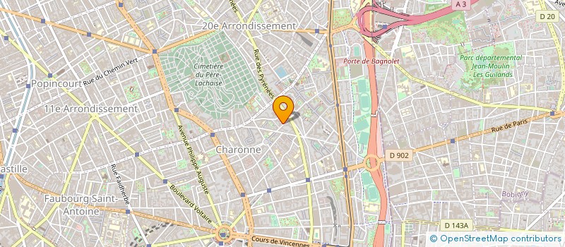 localisation de l'entreprise LOGISTI FRANCE à PARIS