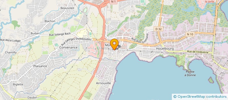 localisation de l'entreprise LOGISTIC 971 à BAIE MAHAULT