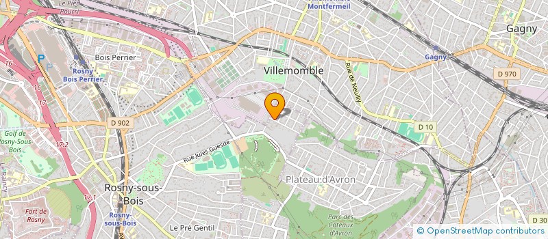 localisation de l'entreprise LOGISTIC C2M à ROSNY-SOUS-BOIS