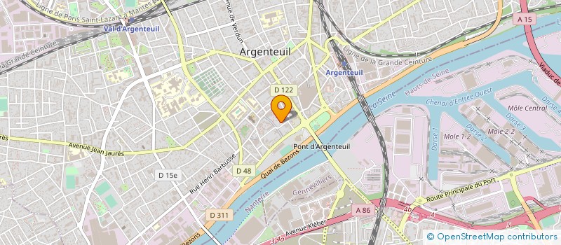 localisation de l'entreprise LOGISTIC DANCEHALL EVENTS  ARGENTEUIL