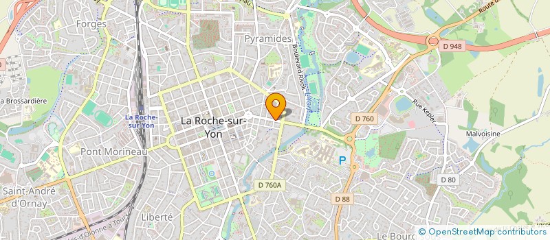 localisation de l'entreprise LOGISTIC EVENEMENTS à LA ROCHE-SUR-YON