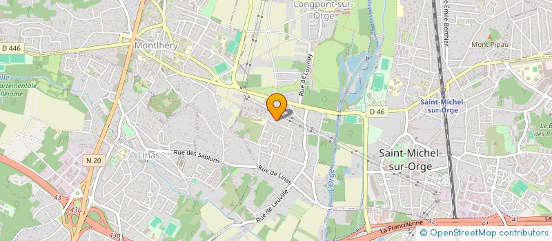 localisation de l'entreprise LOGISTIC FOR BIOLOGY à LONGPONT-SUR-ORGE
