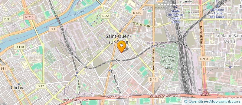 localisation de l'entreprise LOGISTIC SERVICES à SAINT-OUEN-SUR-SEINE