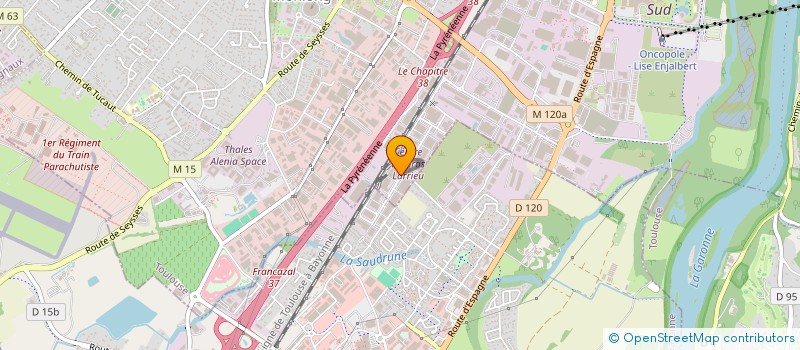localisation de l'entreprise LOGISTICOLIS à TOULOUSE