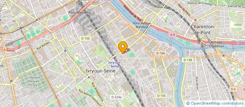 localisation de l'entreprise LOGISTICS WORLD à IVRY-SUR-SEINE