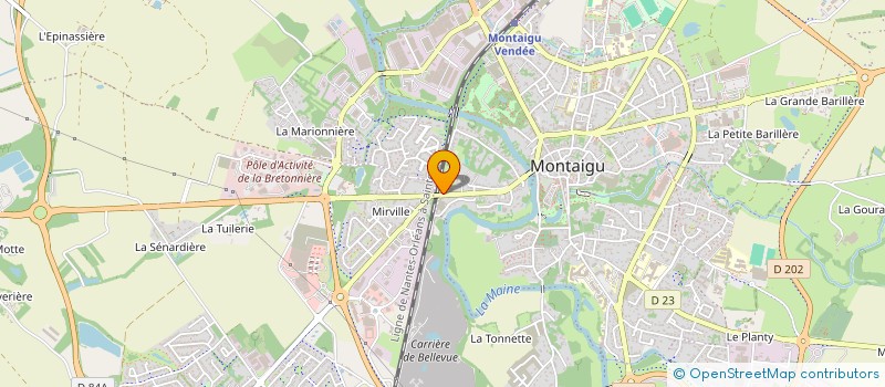 localisation de l'entreprise LOGISTIK à MONTAIGU-VENDEE