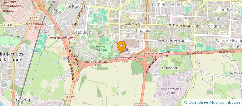 localisation de l'entreprise LOGISTIMAX à RENNES