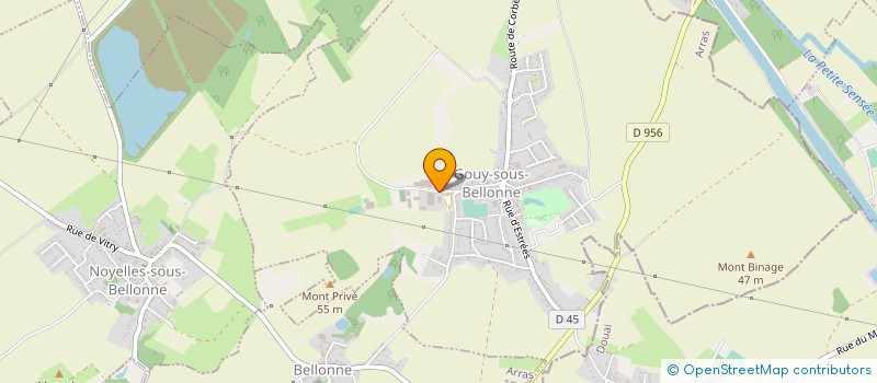 localisation de l'entreprise LOGISTINORD à GOUY-SOUS-BELLONNE