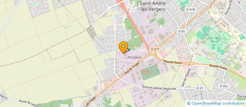 localisation de l'entreprise LOGISTIQUE AIXOISE  SAINT-ANDRE-LES-VERGERS