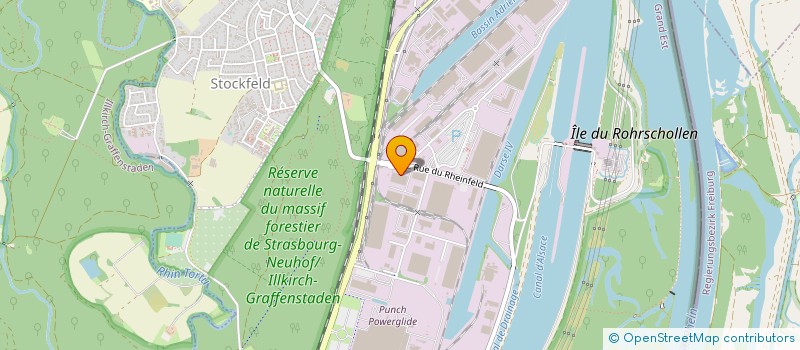 localisation de l'entreprise LOGISTIQUE ALSACE à STRASBOURG